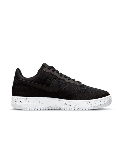 Nike Black Air Force 1 Crater Flyknit for men