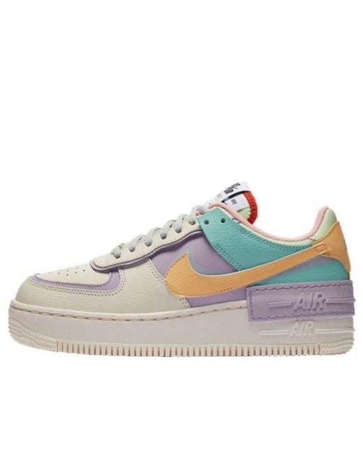 Nike Blue (Wmns) Air Force 1 Shadow 'Pale Ivory'