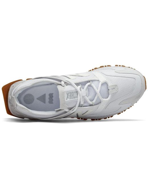 New Balance White X-Racer Gum' for men