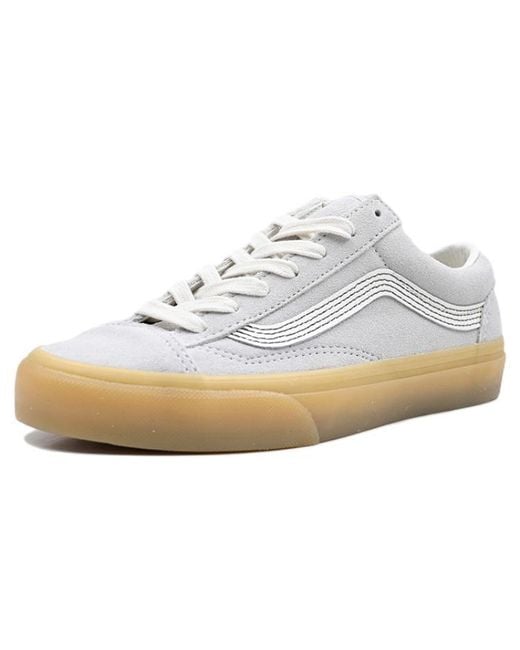 Vans White Style 36 Low Top Retro Casual Skate Shoes for men