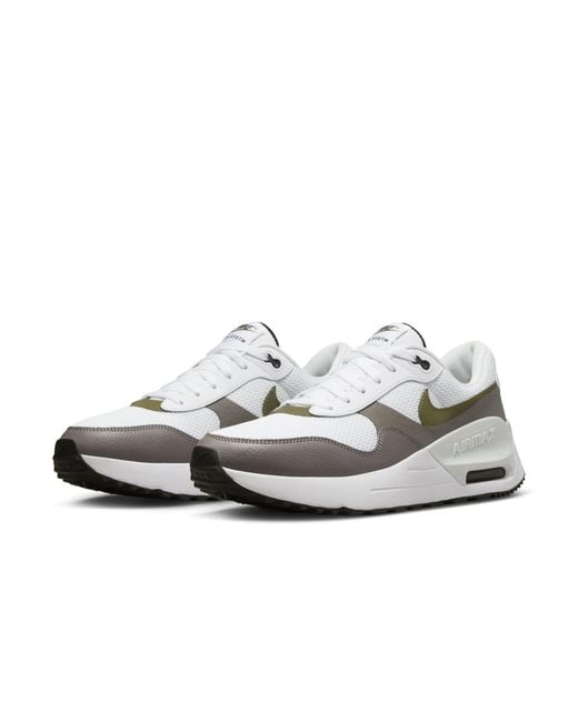 Nike White Air Max Systm Medium' for men