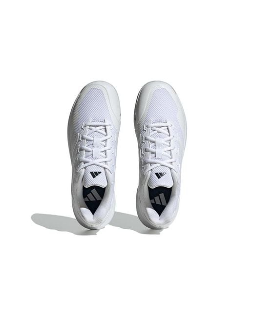 Adidas White Gamecourt 2.0 Matte' for men