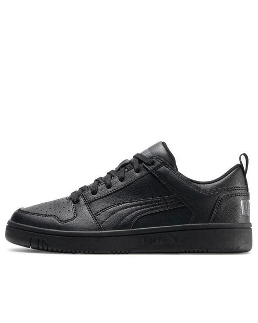 PUMA Black Rebound Layup Lo Sl for men