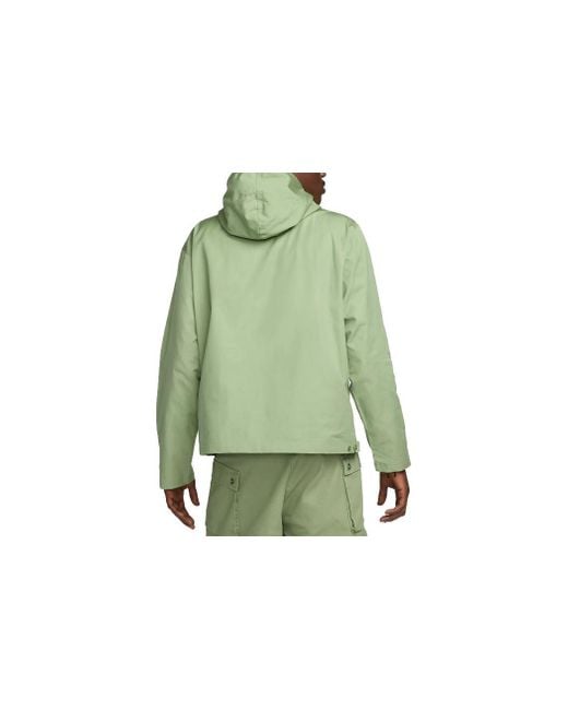 Nike Green Life Woven Pullover Field Jacket 'Oil' for men