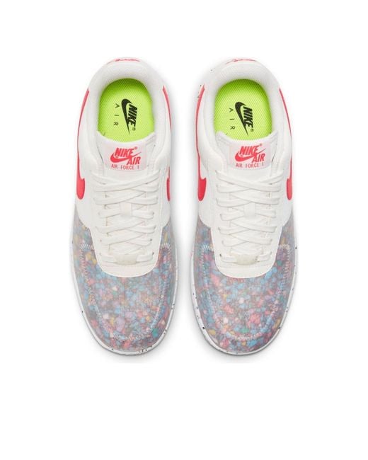 Nike White (Wmns) Air Force 1 Crater 'Siren'