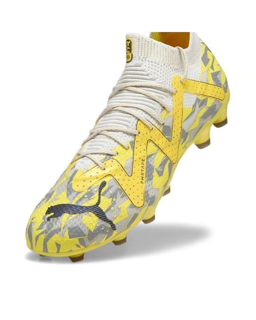 PUMA Yellow Future Ultimate 'Sedate Asphalt Blaze' for men