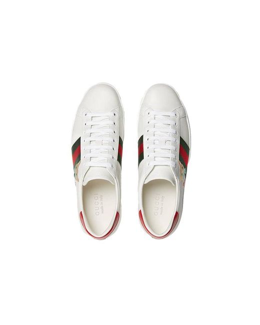 Gucci White Ace Low Cat' for men