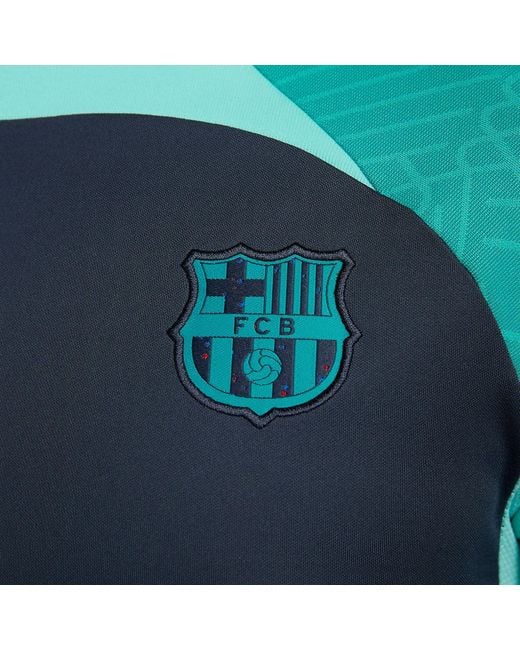 Nike Blue Fc Barcelona 23-24 Strike Training Jerseys for men
