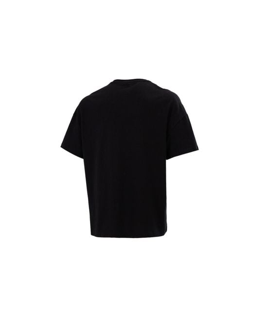 PUMA Black Sport Running Trainingwork Outfast Dringbreathable Fabric Round Neckshort Sleeve for men
