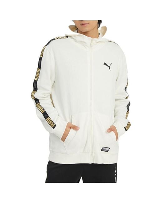 PUMA White Handwriting Label Jacket for men