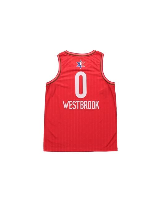 Nike Red Nba Allstar Edition Swingman Jersey Russell Westbrook Nba2020 for men