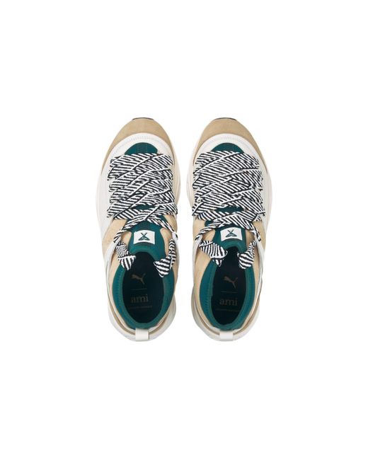 PUMA Blue Trc Blaze Mid X Ami 'Light Sand' for men