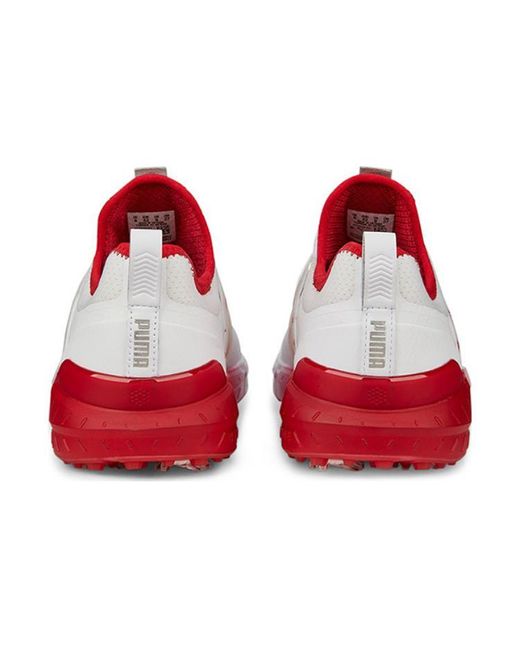 PUMA White Ignite Articulate Maple Golf Shoes for men