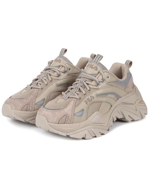 Fila Gray Retro Running Shoes