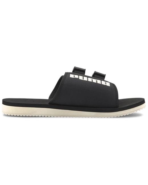 PUMA Black Wilo Lux Sandal Nylon Whisper' for men