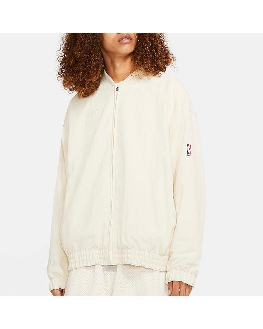 Nike Natural X Fear Of God Crossover Solid Color Basketball Sports Jacket Creamy for men
