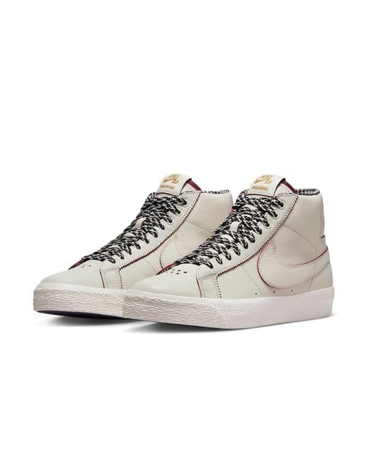 Nike White X Welcome Skateboarding Zoom Blazer Mid Sb 'Casa Welcome Madrid' for men