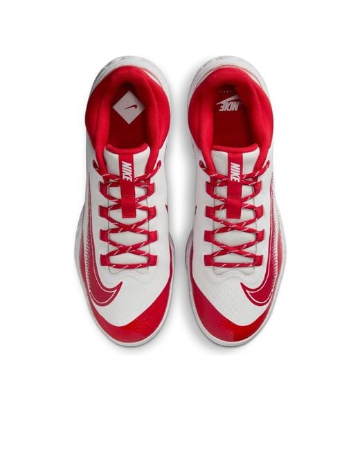 Nike Red Alpha Huarache Elite 4 Low University' for men