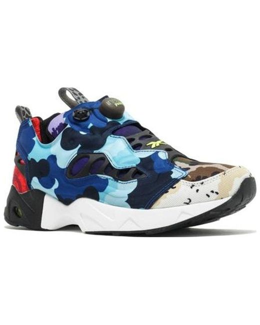 Reebok Blue Instapump Fury Road Cc 'What The Camo' for men