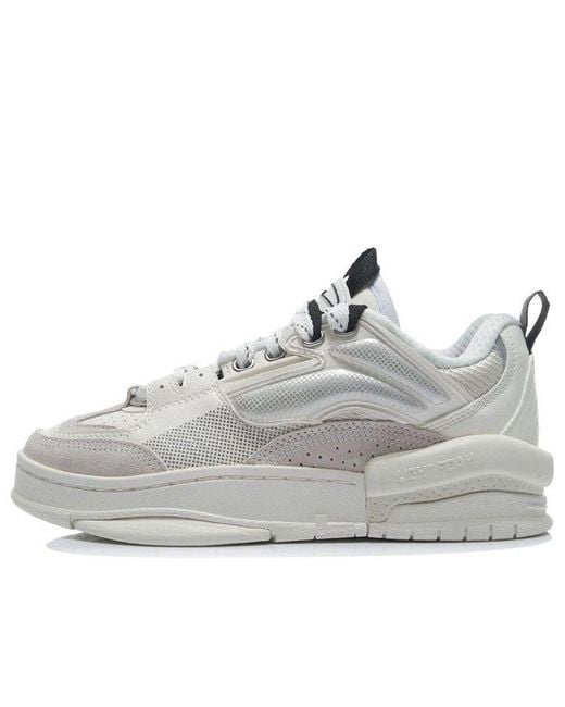 Li-ning Gray (Wmns) Superwave Golden 'Snow'