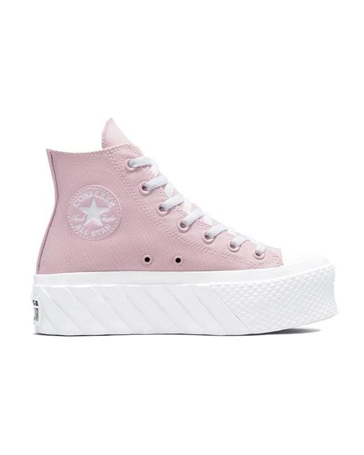 Converse Purple (Wmns) Chuck Taylor All Star Lift 2X High 'Himalayan Salt'