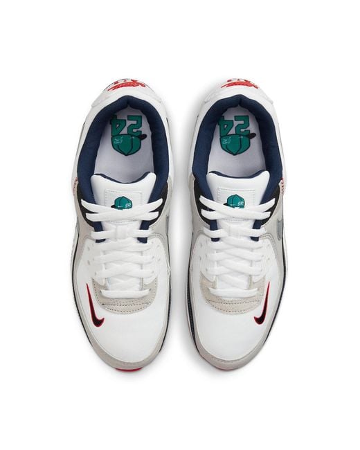 Nike White Ken Griffey Jr. X Air Max 90 'Backwards Cap' for men