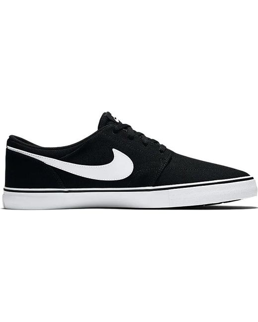 Nike Black Portmore 2 Solar Canvas Sb for men