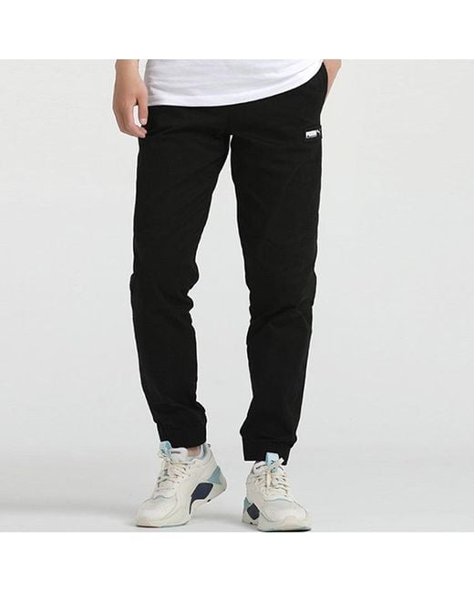 PUMA Black Track Pants for men