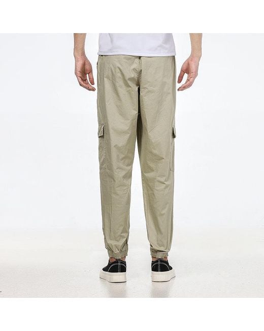 PUMA Natural Woven Cargo Bundle Feet Casual Long Pants Creamy for men