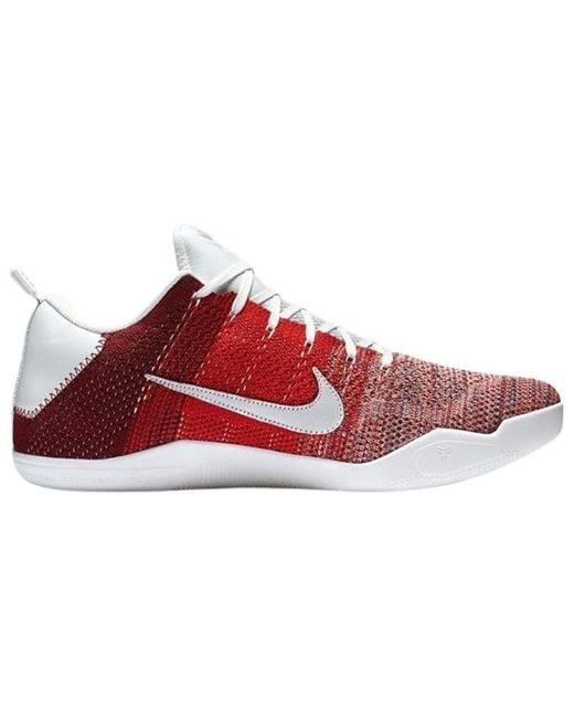 Nike Red Kobe 11 Elite Low 4Kb Horse' for men