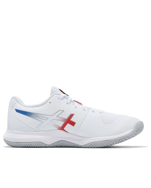 Asics White Gel-Tactic 12 2E Wide Pure' for men