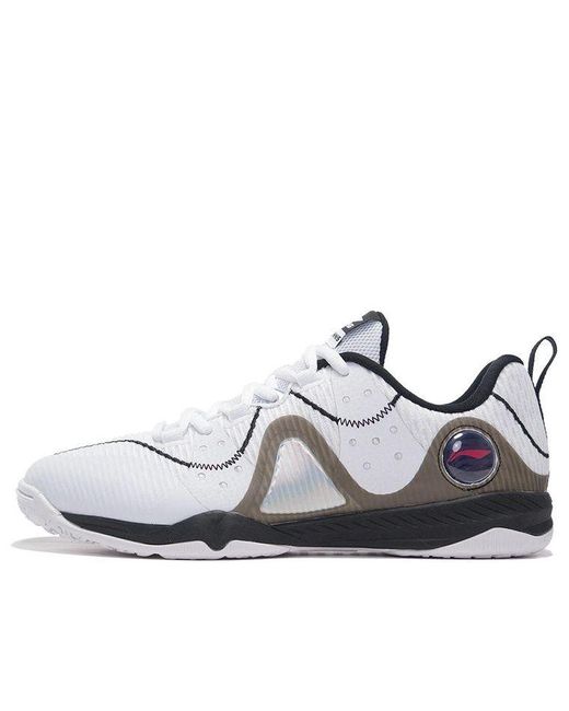 Li-ning White Double Shadow Table Tennis Shoes 'Standard' for men