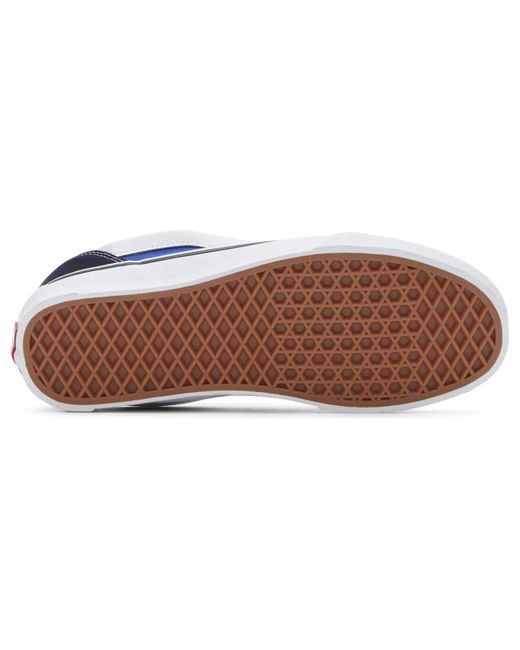 Vans Blue Knu Skool Shoes for men