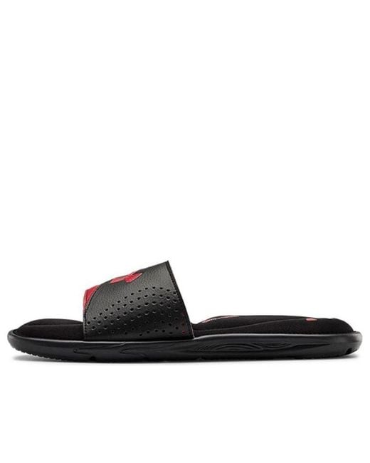 Under Armour Black Ignite 6 Slides for men