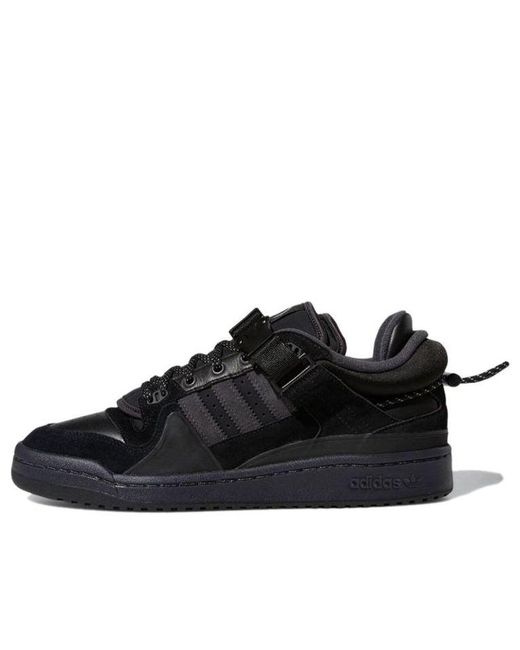 Adidas Black X Bad Bunny Forum Buckle Low 'Back To School' for men