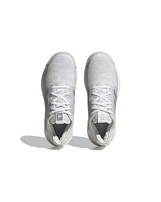 Adidas White (Wmns) Crazyflight Shoes Metallic'