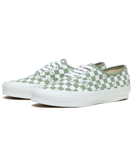 Vans White Og Authentic Lx 'Checkerboard for men