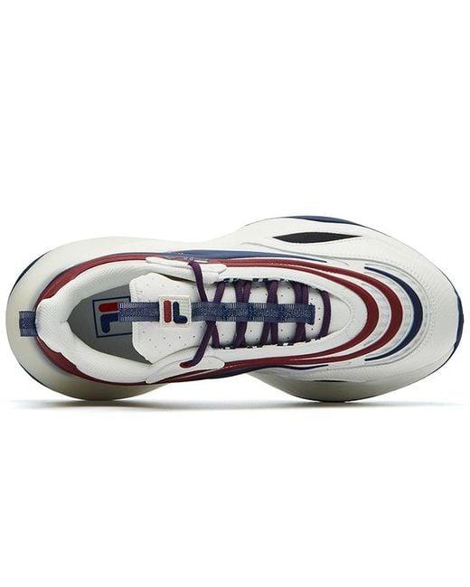 Fila Blue Fila Low Running Shoes for men