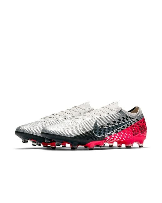 Nike Red Neymar Jr. X Mercurial Vapor 13 Elite Ag Pro 'Speed Freak' for men