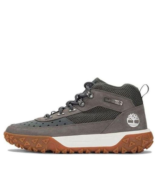 Timberland Black Greenstride Motion 6 Low Lace Up Hiking Sneakers 'Meidum' for men