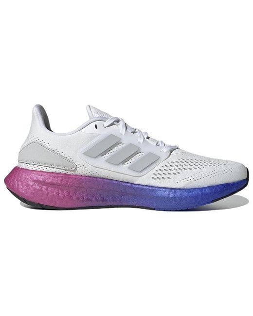 Adidas Purple Pureboost 22 Lucid Gradient' for men