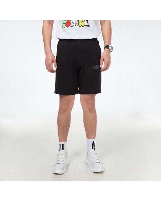 PUMA Black Modern Basics Sweat Shorts 9" for men