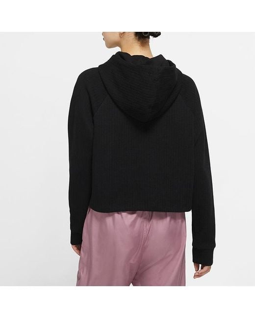 Nike Black (Wmns) Sportswear Cropped Hoodie