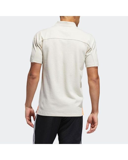 Adidas Natural Sports Stylish Short Sleeve Polo Bauxite for men