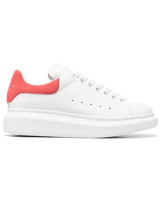 McQueen White (Wmns) Oversized Sneaker Coral'