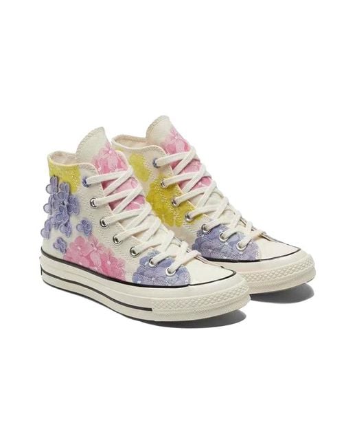 Converse Blue (Wmns) Chuck 70 High 'Floral'