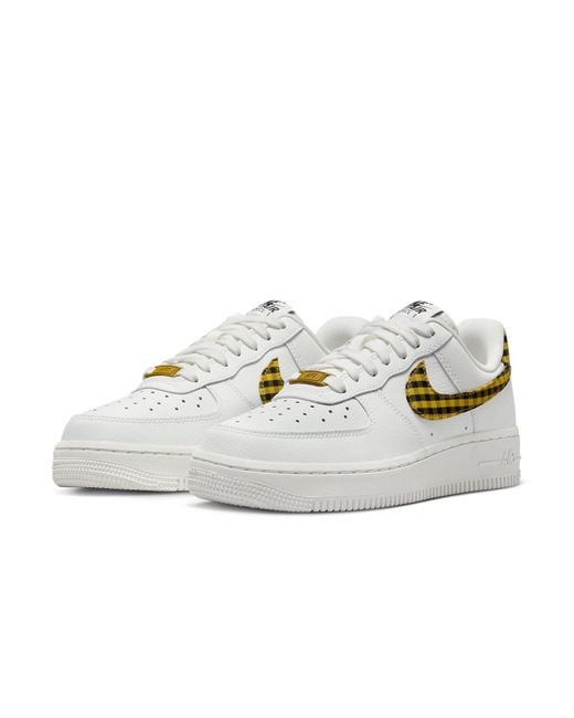 Nike White (Wmns) Air Force 1 Low '07 'Gingham'