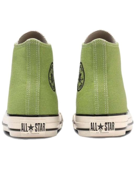 Converse Green All Star Us Hemp Hi for men