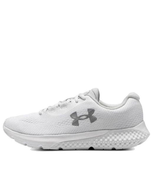 Under Armour White Charged Rogue 4 Sneakers