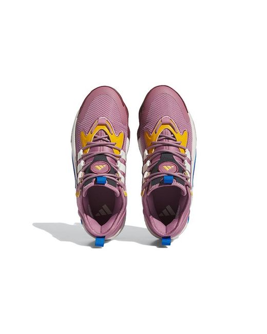 Adidas Purple Byw Select Basketball Shoes 'Wonder Orchid Off' for men